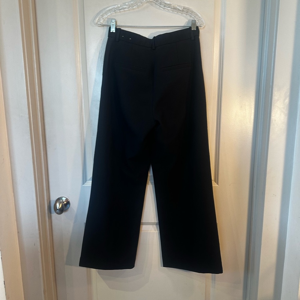 Abercrombie & Fitch Black Wide-Leg Trousers - Picture 9 of 10